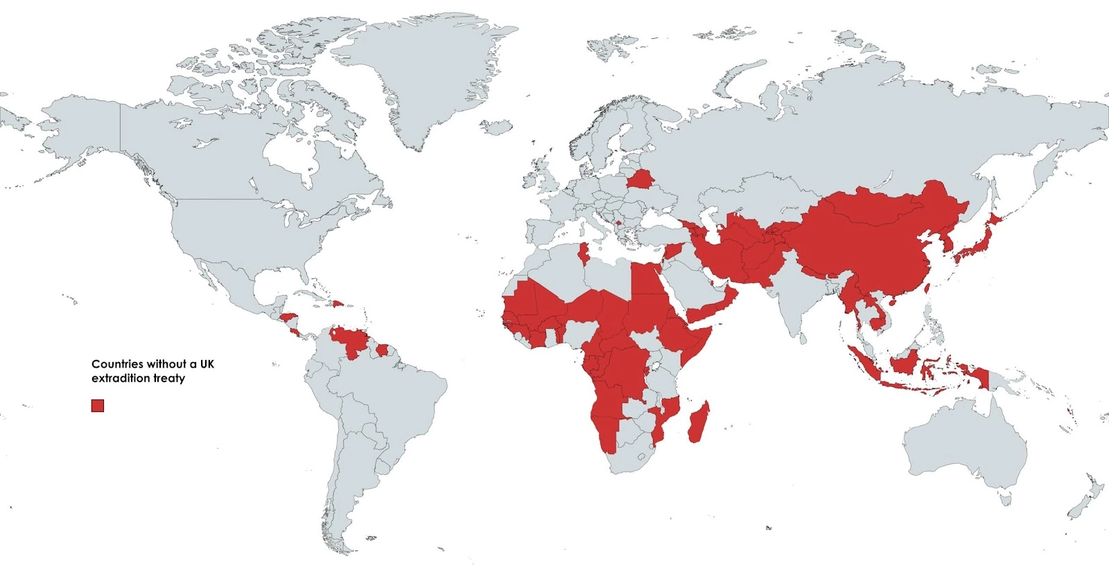 Países sin extradición 2024